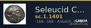 Seleucid Coins (part 2) 1401 — CANOA