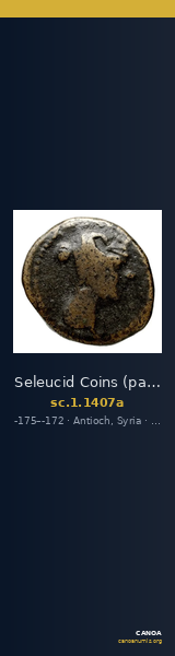 Seleucid Coins (part 2) 1407a — CANOA