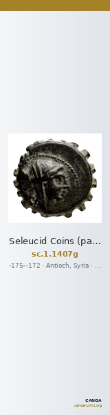 Seleucid Coins (part 2) 1407g — CANOA