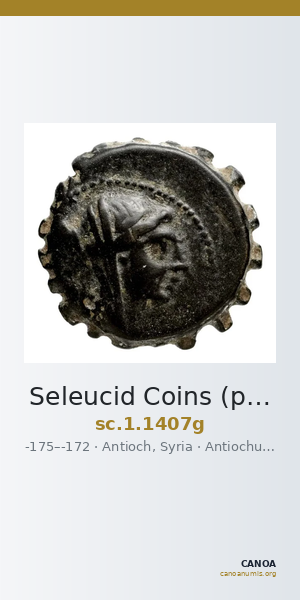 Seleucid Coins (part 2) 1407g — CANOA