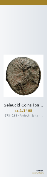 Seleucid Coins (part 2) 1408 — CANOA