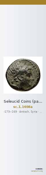Seleucid Coins (part 2) 1408a — CANOA