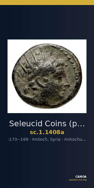 Seleucid Coins (part 2) 1408a — CANOA