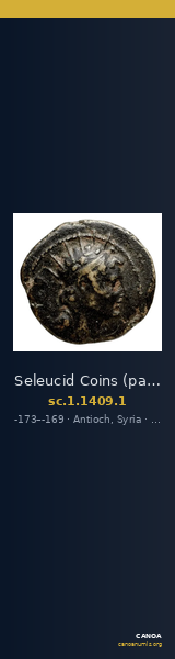 Seleucid Coins (part 2) 1409.1 — CANOA