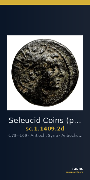 Seleucid Coins (part 2) 1409.2d — CANOA