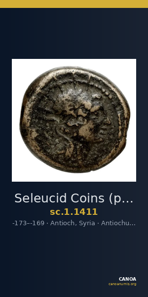 Seleucid Coins (part 2) 1411 — CANOA