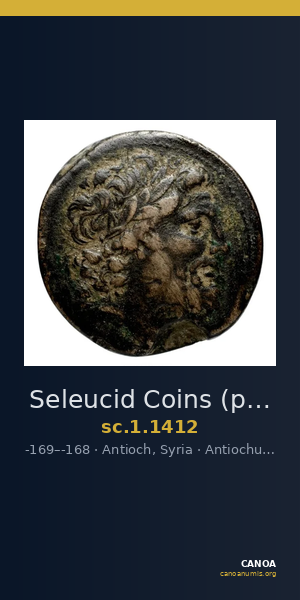 Seleucid Coins (part 2) 1412 — CANOA