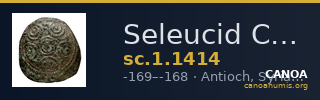 Seleucid Coins (part 2) 1414 — CANOA