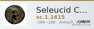 Seleucid Coins (part 2) 1415 — CANOA