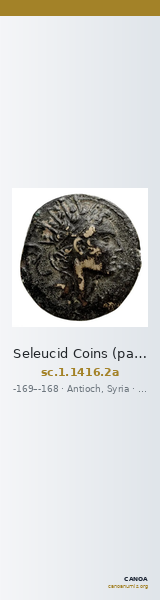 Seleucid Coins (part 2) 1416.2a — CANOA