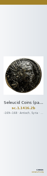 Seleucid Coins (part 2) 1416.2b — CANOA