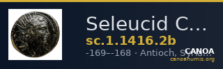 Seleucid Coins (part 2) 1416.2b — CANOA