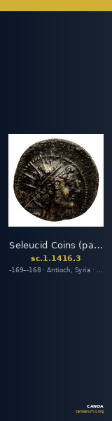 Seleucid Coins (part 2) 1416.3 — CANOA