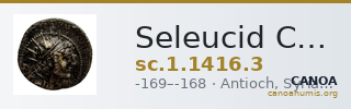 Seleucid Coins (part 2) 1416.3 — CANOA