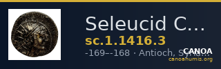 Seleucid Coins (part 2) 1416.3 — CANOA
