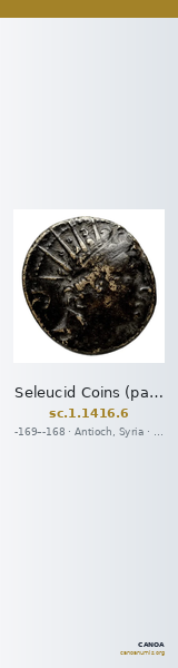 Seleucid Coins (part 2) 1416.6 — CANOA