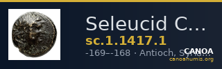 Seleucid Coins (part 2) 1417.1 — CANOA