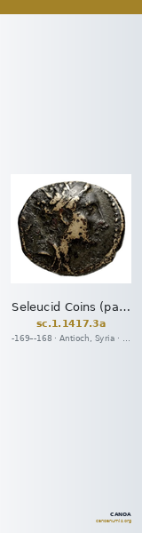 Seleucid Coins (part 2) 1417.3a — CANOA