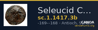 Seleucid Coins (part 2) 1417.3b — CANOA