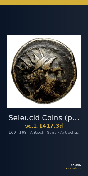 Seleucid Coins (part 2) 1417.3d — CANOA