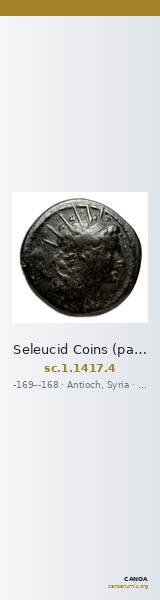 Seleucid Coins (part 2) 1417.4 — CANOA