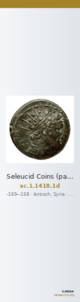 Seleucid Coins (part 2) 1418.1d — CANOA