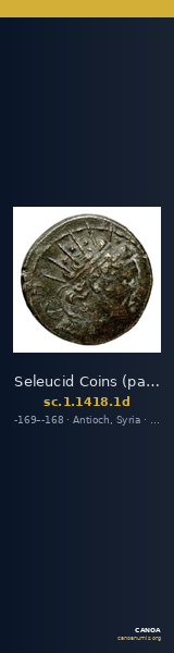 Seleucid Coins (part 2) 1418.1d — CANOA