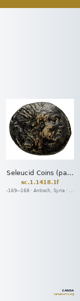 Seleucid Coins (part 2) 1418.1f — CANOA