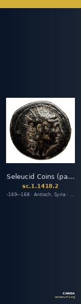Seleucid Coins (part 2) 1418.2 — CANOA
