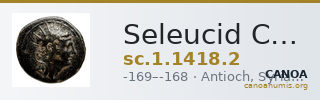 Seleucid Coins (part 2) 1418.2 — CANOA