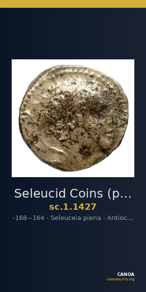 Seleucid Coins (part 2) 1427 — CANOA