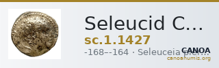 Seleucid Coins (part 2) 1427 — CANOA