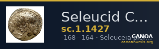 Seleucid Coins (part 2) 1427 — CANOA