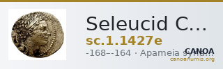Seleucid Coins (part 2) 1427e — CANOA