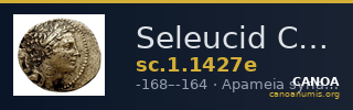 Seleucid Coins (part 2) 1427e — CANOA