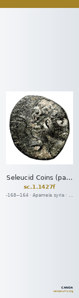 Seleucid Coins (part 2) 1427f — CANOA