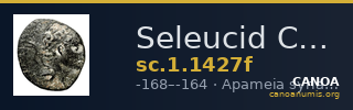 Seleucid Coins (part 2) 1427f — CANOA