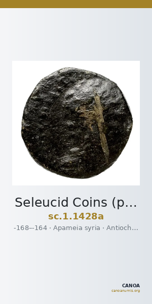 Seleucid Coins (part 2) 1428a — CANOA