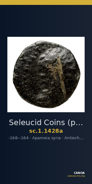 Seleucid Coins (part 2) 1428a — CANOA