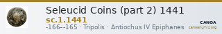 Seleucid Coins (part 2) 1441 — CANOA