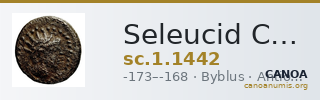 Seleucid Coins (part 2) 1442 — CANOA