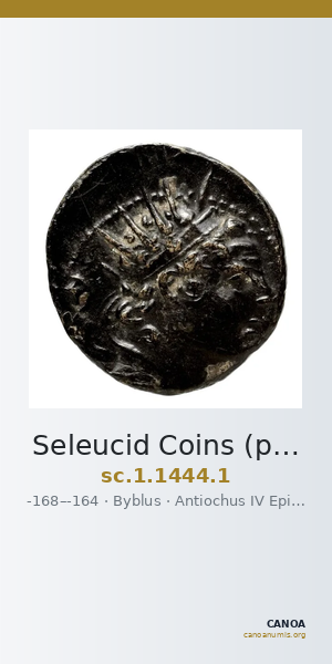 Seleucid Coins (part 2) 1444.1 — CANOA