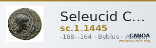 Seleucid Coins (part 2) 1445 — CANOA