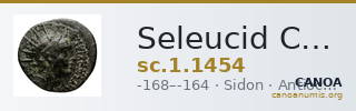 Seleucid Coins (part 2) 1454 — CANOA