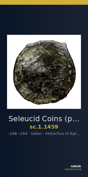 Seleucid Coins (part 2) 1459 — CANOA