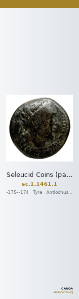 Seleucid Coins (part 2) 1461.1 — CANOA