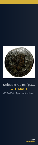 Seleucid Coins (part 2) 1461.1 — CANOA