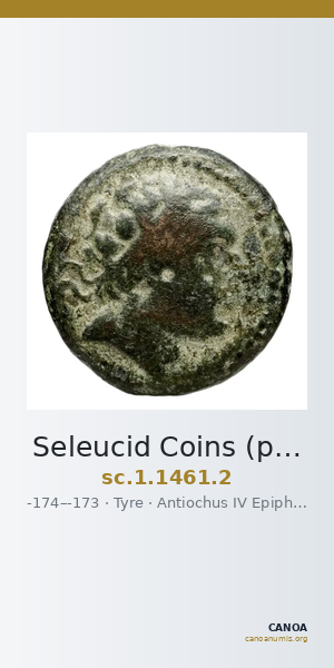 Seleucid Coins (part 2) 1461.2 — CANOA