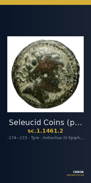 Seleucid Coins (part 2) 1461.2 — CANOA