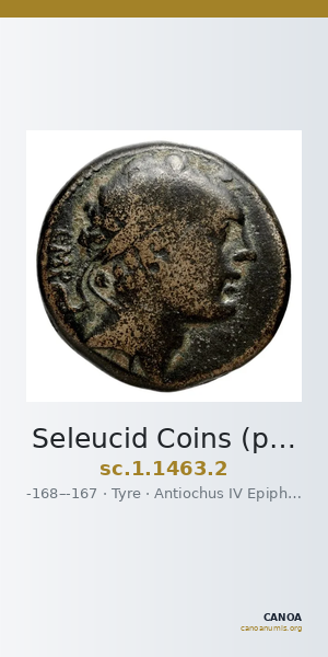 Seleucid Coins (part 2) 1463.2 — CANOA